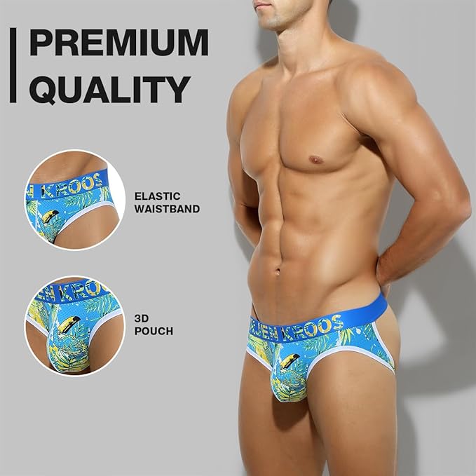 Arjen Kroos - Men's Breathable Mesh Jock Strap Athletic Supporter Underwear Sexy Camo Gym Jockstrap - Arjen Kroos - Blue - AK702517M
#color_blue