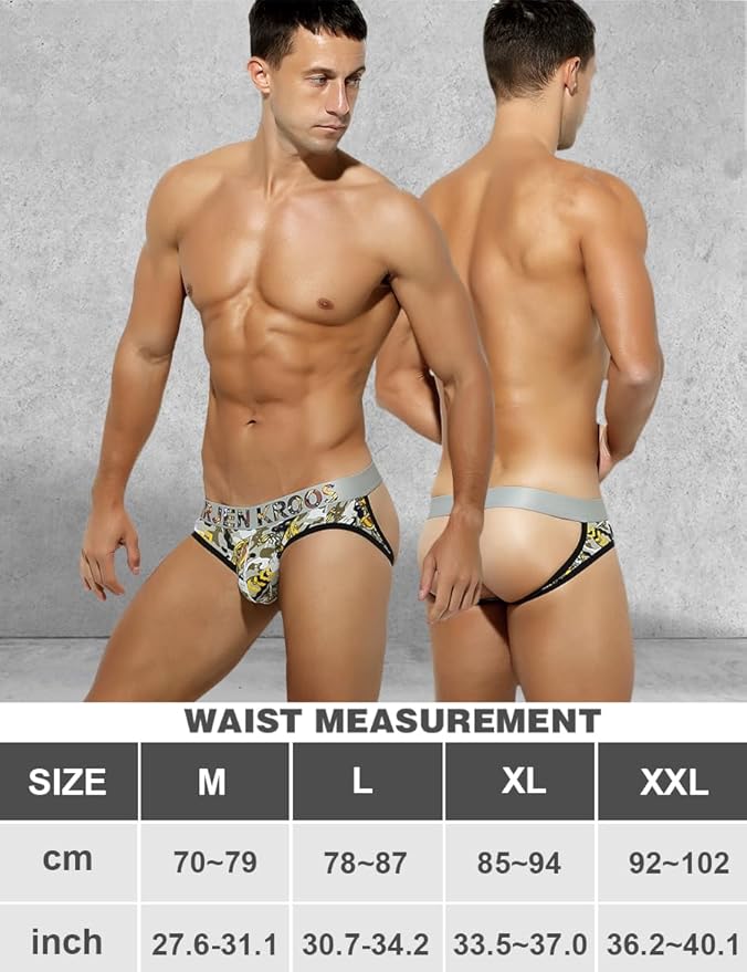 Arjen Kroos - Men's Breathable Mesh Jock Strap Athletic Supporter Underwear Sexy Camo Gym Jockstrap - Arjen Kroos - Silver - AK702503M
#color_silver