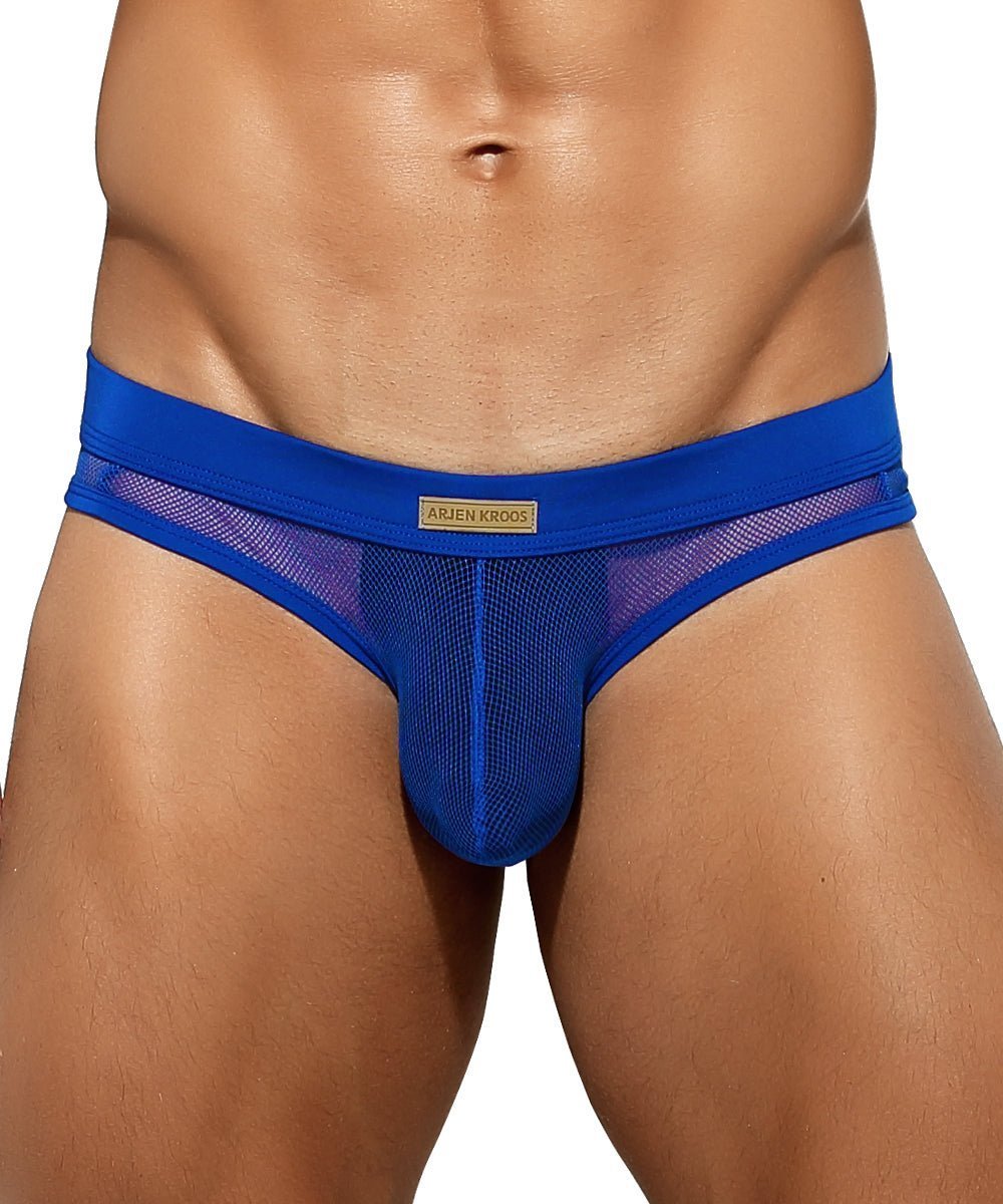 Arjen Kroos - Men's Breathable Mesh Underwear - Arjen Kroos - Blue - AK216704S