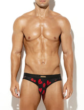 Arjen Kroos - Men's Breathable Mesh Underwear Heart - Arjen Kroos - Black - AK3025011S