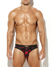 Arjen Kroos - Men's Breathable Mesh Underwear Lip - Arjen Kroos - Black - AK3025012S