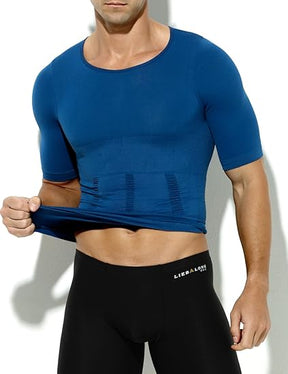 T-shirts de compression pour gynécomastie pour hommes Shapewear Body Shaper T-shirts amincissants