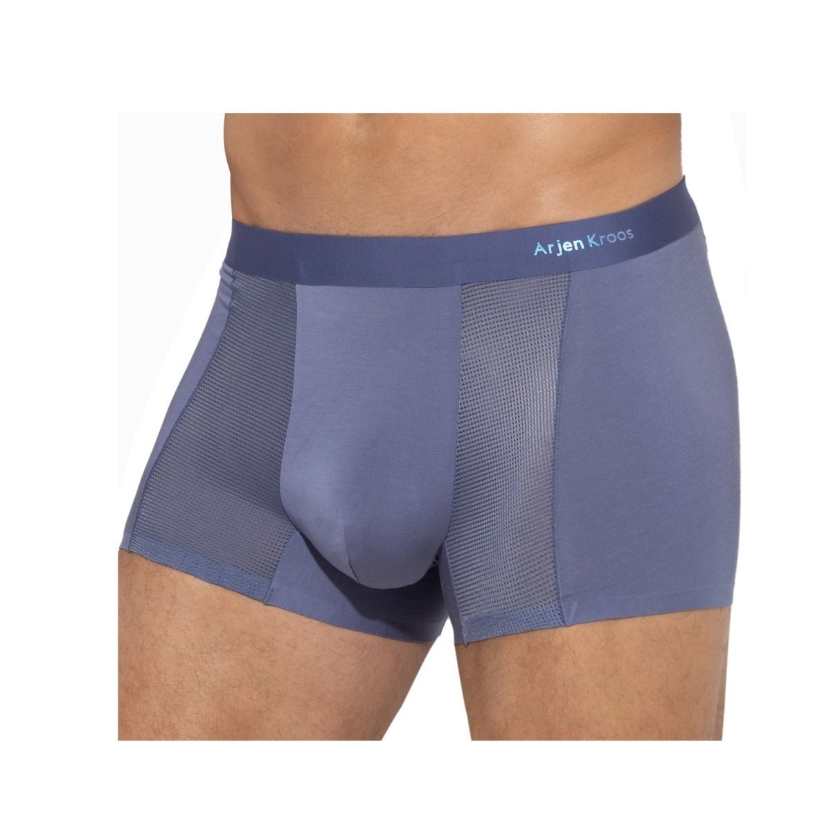 Arjen Kroos - Mens Ice Silk Underwear - Arjen Kroos - Blue - AK301717S