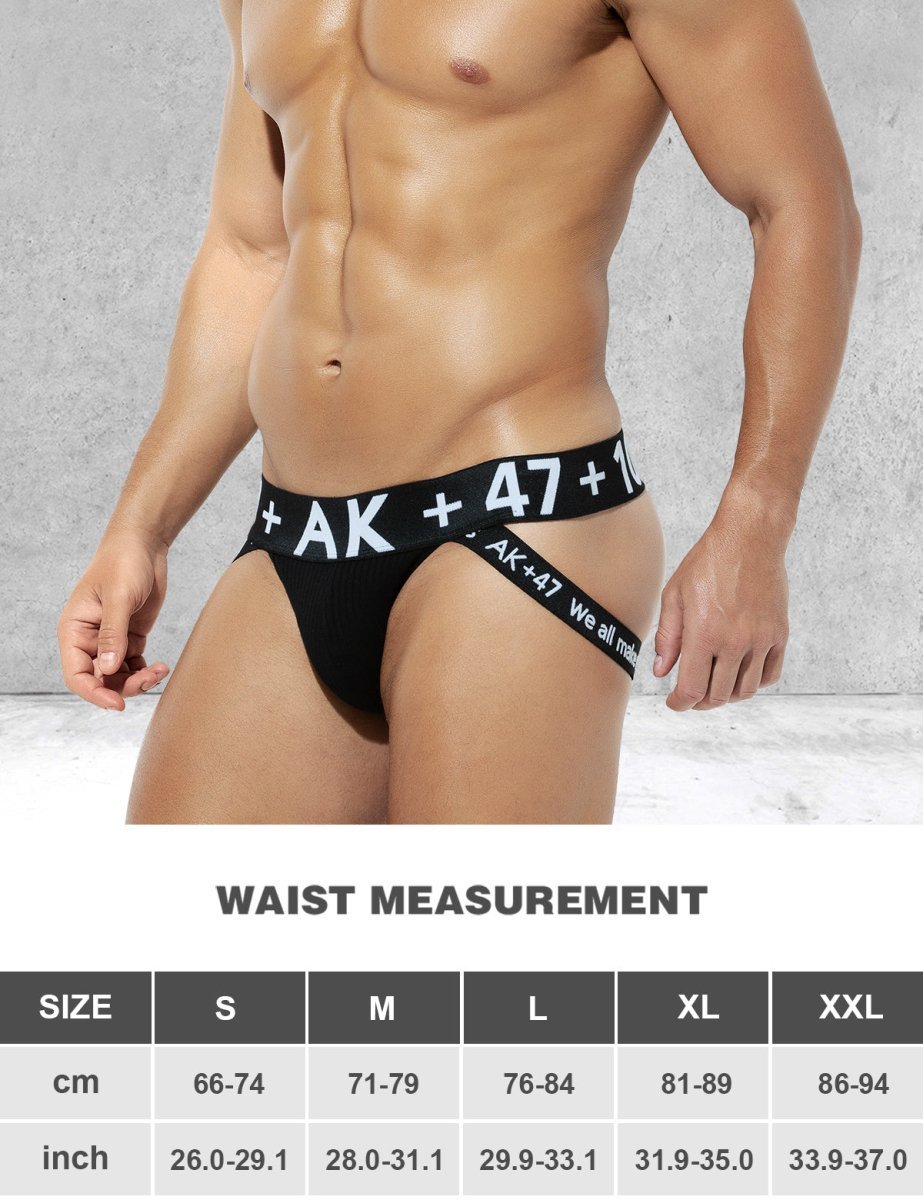 Arjen Kroos - Men's Jock strap Underwear - Arjen Kroos - Black - AK303601S