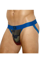 Arjen Kroos - Men's Jock - Strap Underwear Sexy Camo Athletic Supporter - Arjen Kroos - Blue - AK301504S