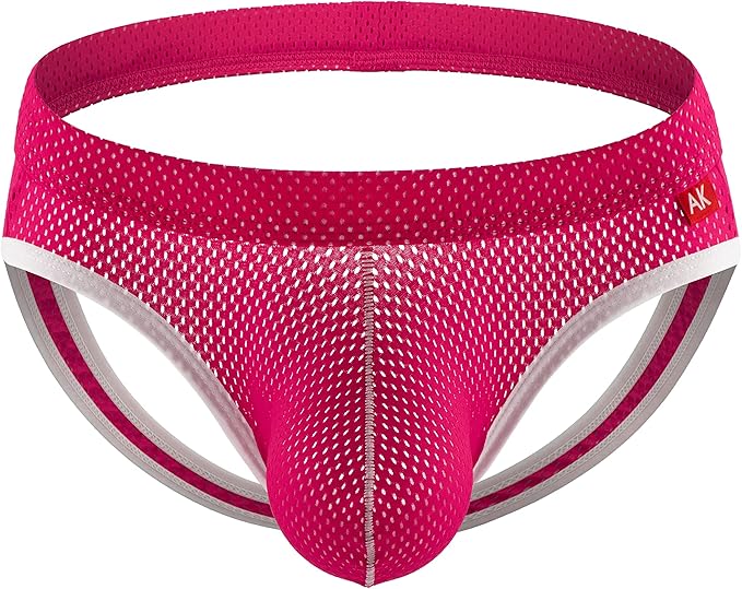 Arjen Kroos - Men's Jockstrap Sexy Mesh Jock Strap Athletic Underwear - Arjen Kroos - Red - AK700305S
#color_red