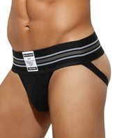 Arjen Kroos - Men's Jockstrap Sexy Underwear - Arjen Kroos - Black - AK214901S