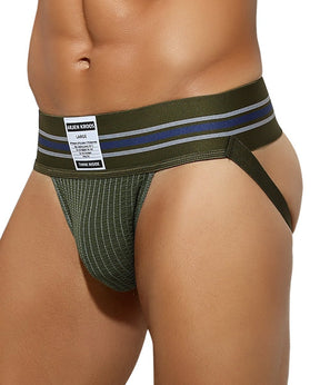 Arjen Kroos - Men's Jockstrap Sexy Underwear - Arjen Kroos - Green - AK214922S