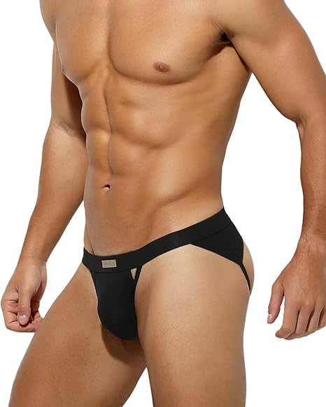 Arjen Kroos - Men's Jockstrap Underwear Sexy Athletic Supporter - Arjen Kroos - Black - AK907801S
#color_black