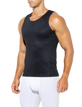 Arjen Kroos - Men's Mesh Slim Fit Muscle Tank Top - Arjen Kroos - Black - AK222301S