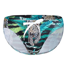 Arjen Kroos - Men's Printed Swim Briefs - Arjen Kroos - Leopard - AK219135S