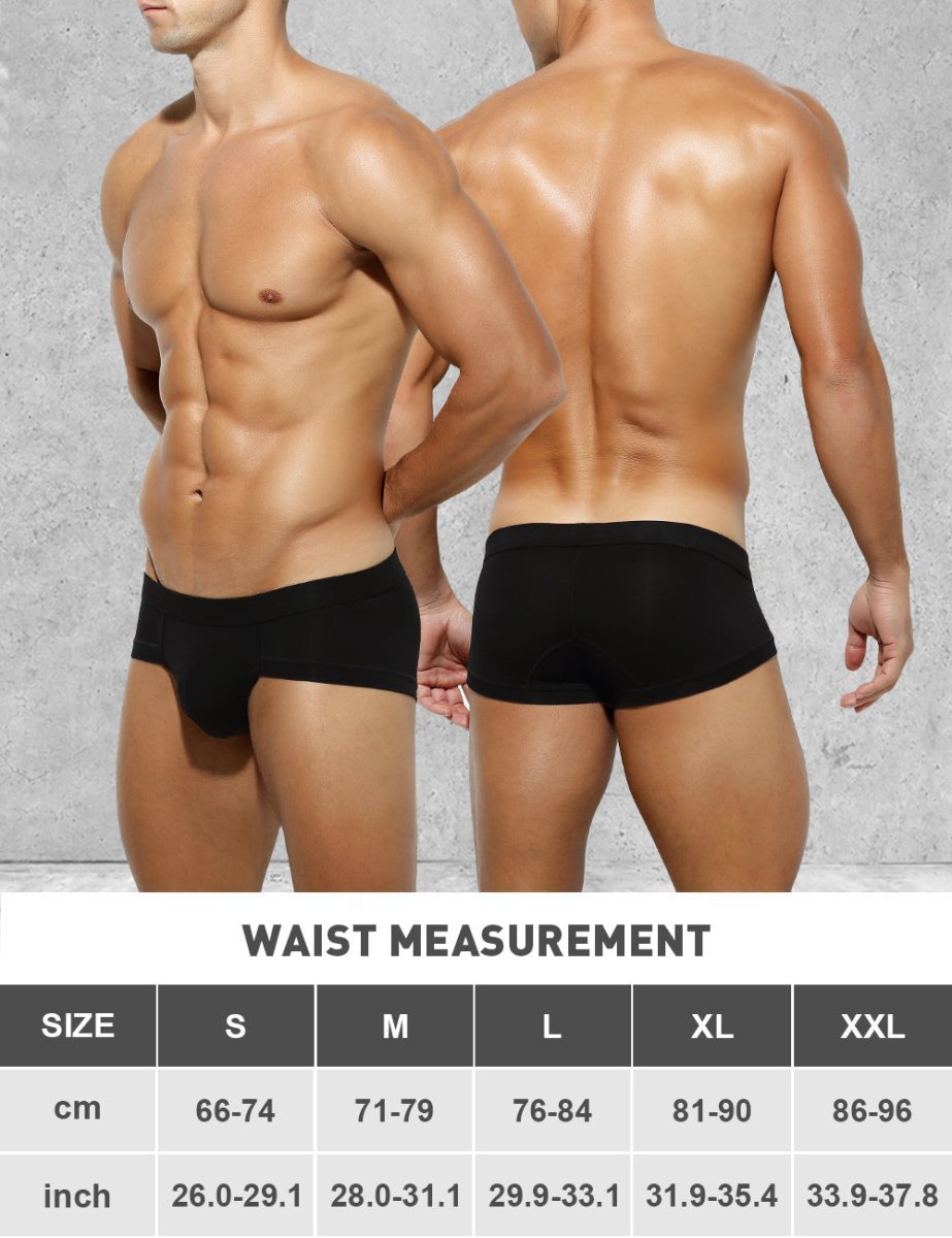 Arjen Kroos - Men's Sexy Breathable Boxer Trunks - Arjen Kroos - Black - AK214601S
#color_black