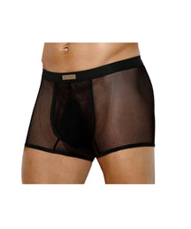 Arjen Kroos - Men's Sexy Breathable Mesh Boxer Briefs - Arjen Kroos - Black - AK213701S