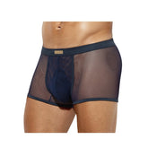 Arjen Kroos - Men's Sexy Breathable Mesh Boxer Briefs - Arjen Kroos - Navy Blue - AK213718S