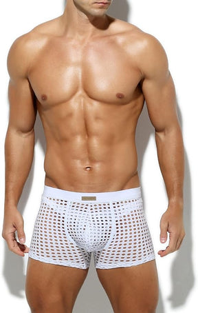 Arjen Kroos - Men's Sexy Breathable Mesh Boxer Briefs - Arjen Kroos - Pink - CK211610S