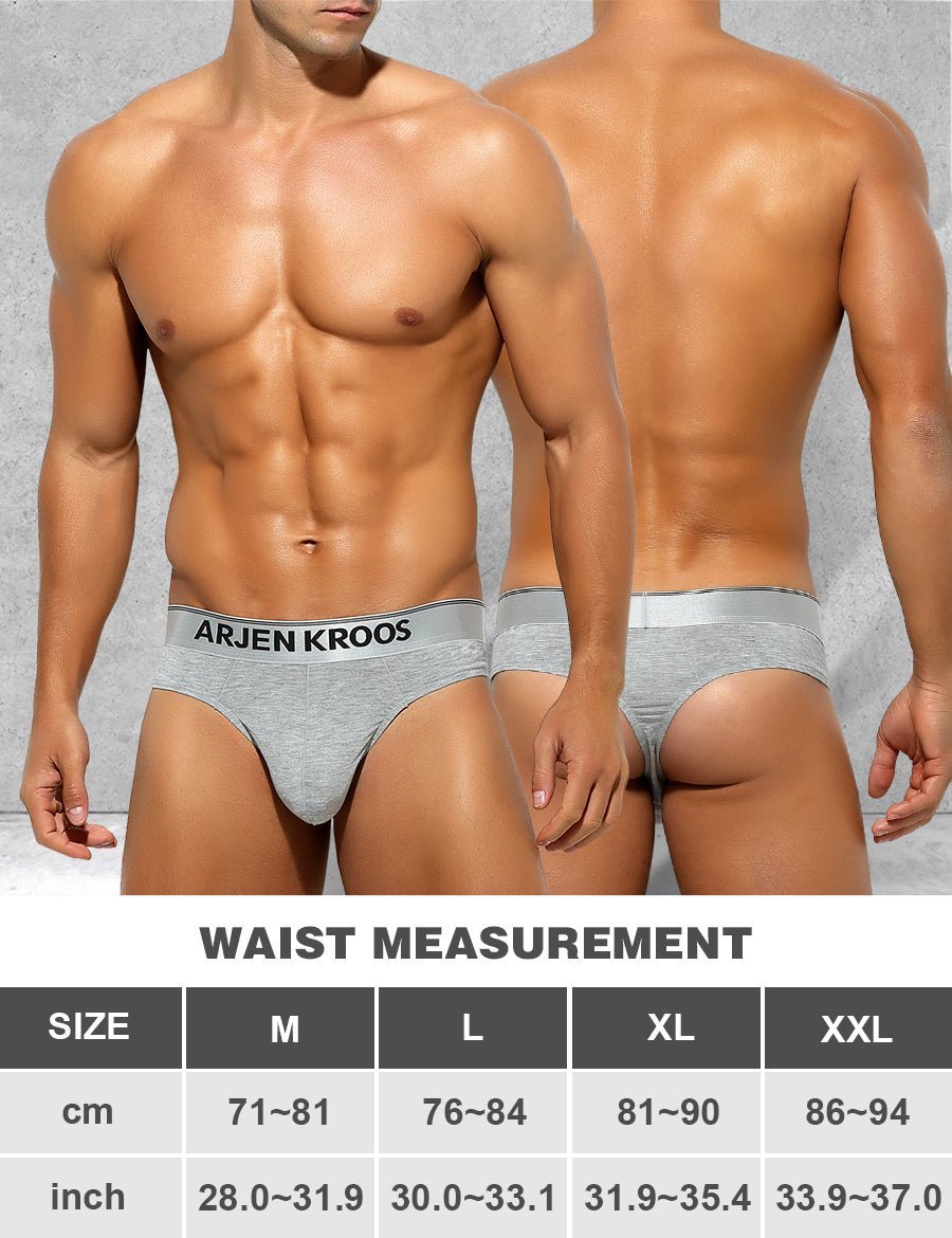 Arjen Kroos - Men's Sexy G - String Thong - Arjen Kroos - Grey - CK201503S