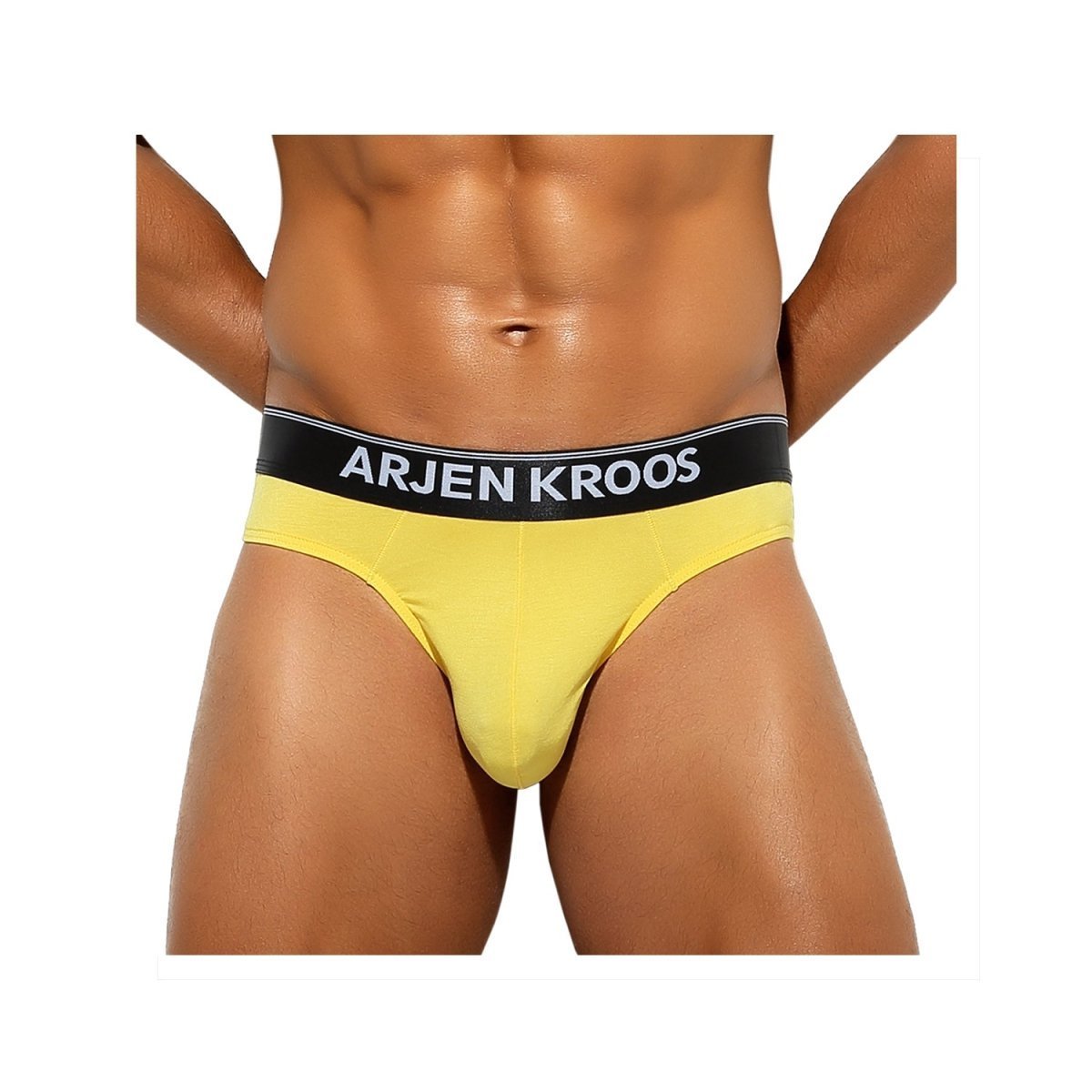 Arjen Kroos - Men's Sexy G - String Thong - Arjen Kroos - Yellow - CK201506S