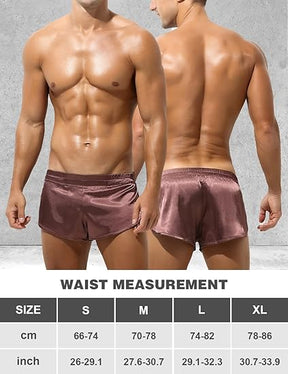 Sexy Low Rise-Shorts für Herren, leichte Loungewear mit großen Schlitzen an den Seiten