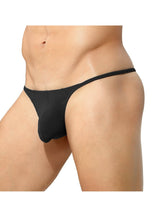 Arjen Kroos - Men's Sexy Low Rise Thong - Arjen Kroos - Black - CK301301S