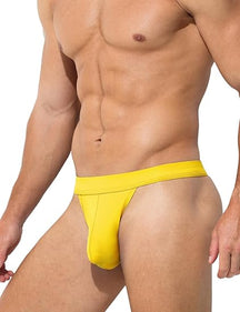 Arjen Kroos - Mens Sexy Thong Low Rise G - String Pouch Underwear Bikini - Arjen Kroos - Yellow - CK301406S
#color_yellow