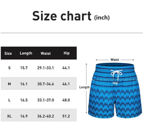 Arjen Kroos - Mens Small Size Swim Trunks - Arjen Kroos - Blue - AK221704S