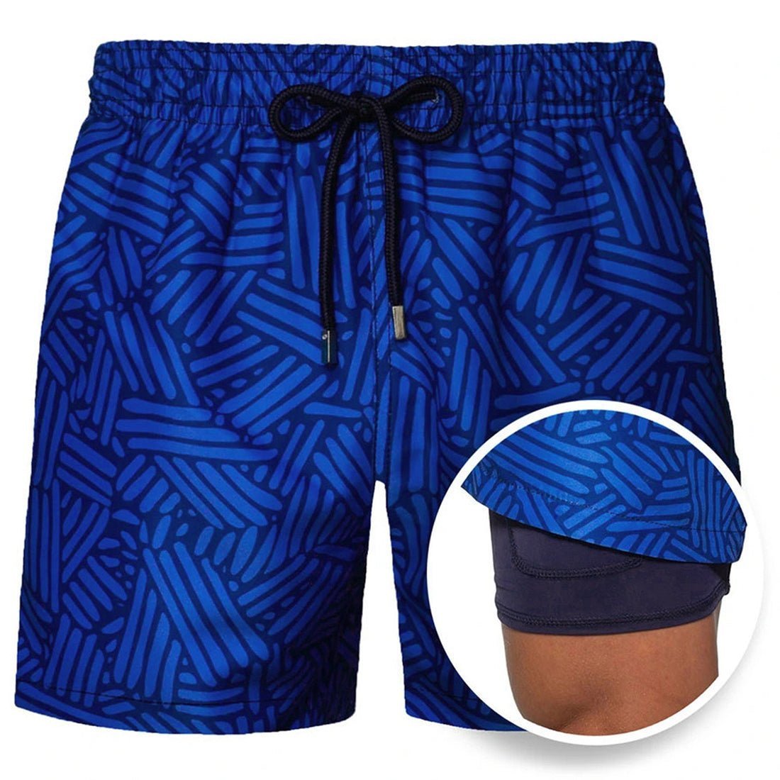 Arjen Kroos - Mens Small Size Swim Trunks - Arjen Kroos - Blue - CK311004S