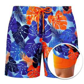 Arjen Kroos - Mens Small Size Swim Trunks - Arjen Kroos - Orange - CK311009S