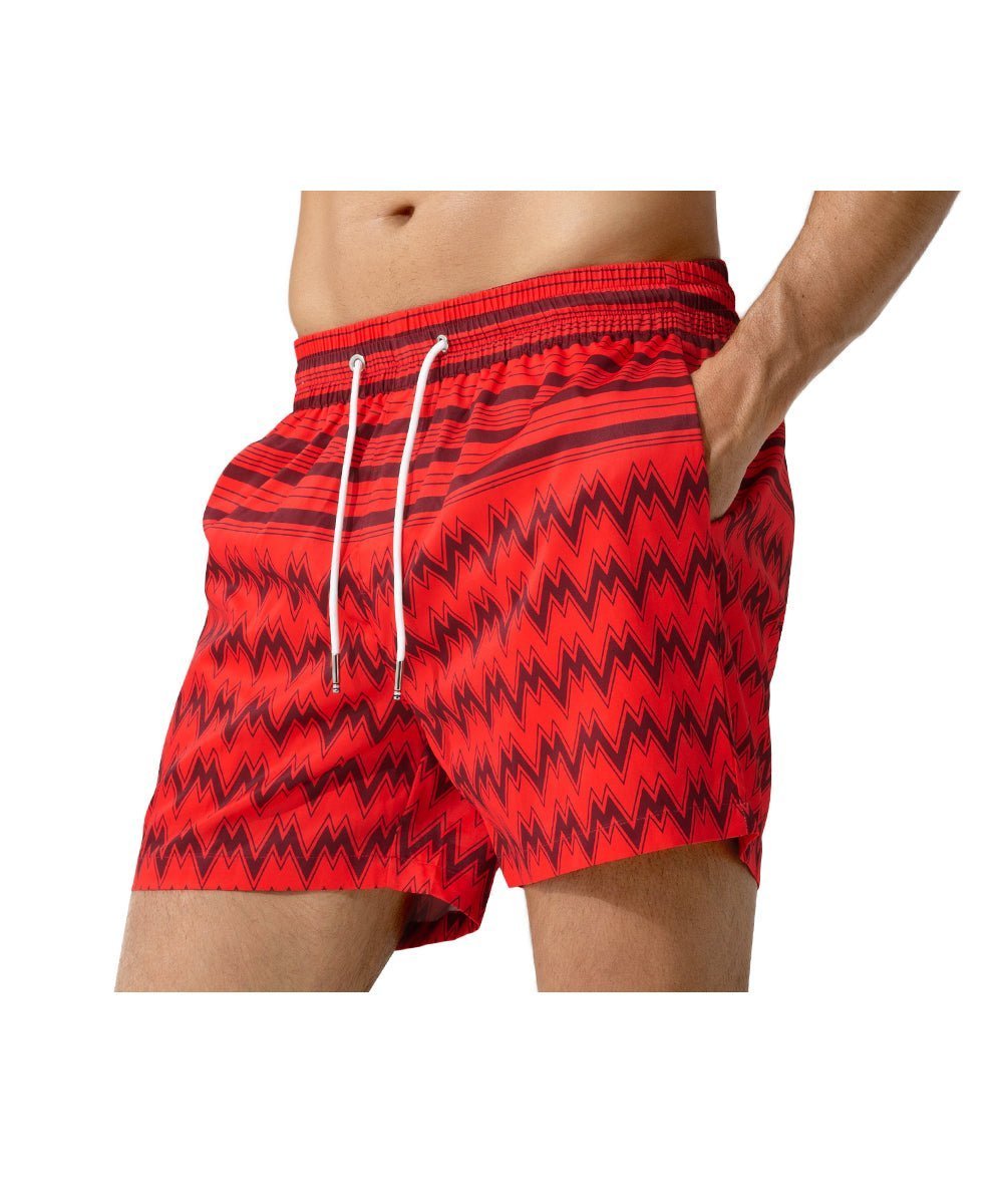 Arjen Kroos - Mens Small Size Swim Trunks - Arjen Kroos - Red - AK221705S