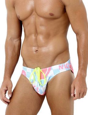 Arjen Kroos - Men's Swim Briefs Printed - Arjen Kroos - Blue - CK300204XXL