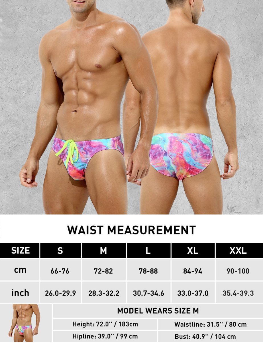 Arjen Kroos - Men's Swim Briefs Printed - Arjen Kroos - Violet - CK300208XXL