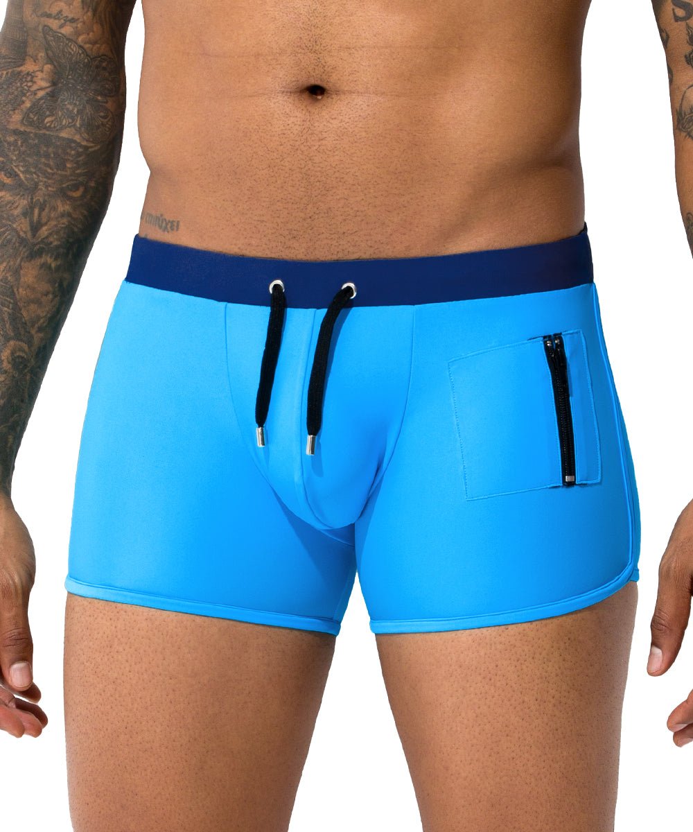 Arjen Kroos - Men's Swim Briefs Quick Dry - Arjen Kroos - Light Blue - AK400604S