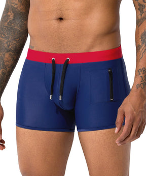 Arjen Kroos - Men's Swim Briefs Quick Dry - Arjen Kroos - Navy Blue - AK400618XL