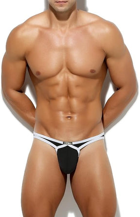 Men's Thong Underwear Sexy G-String Low Rise Athletic Supporter Briefs