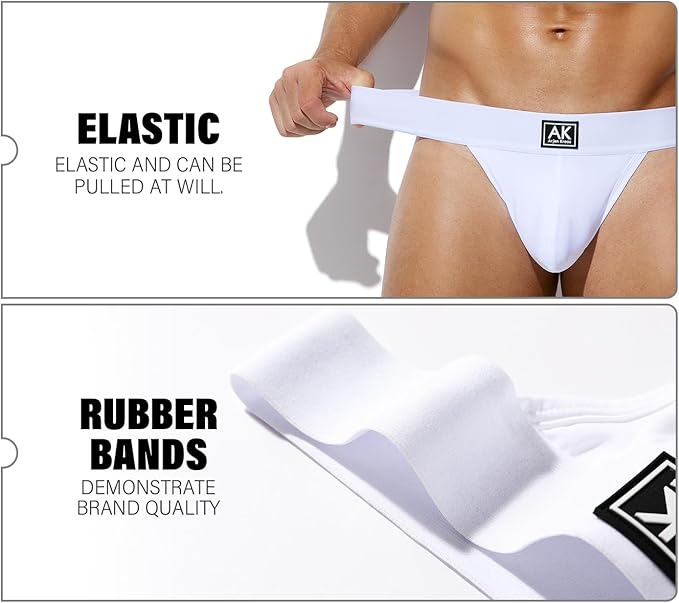 Arjen Kroos - Sexy Low Rise T - Back Thong - Arjen Kroos - White - AK404902S
#color_white