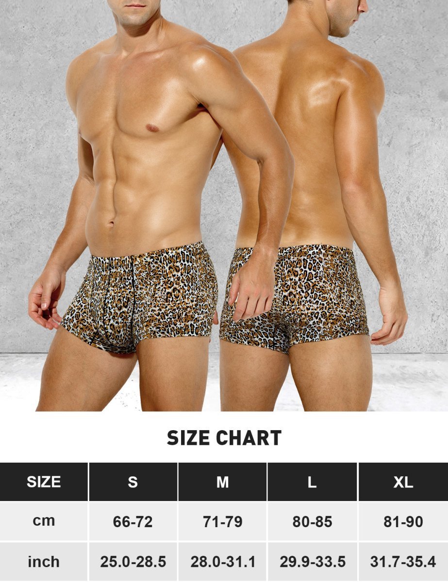 Arjen Kroos - Sexy Underwear for Men Silky Printed - Arjen Kroos - Leopard - AK302126S